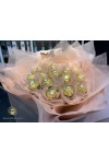 ချောကလပ် ပန်းစည်း Chocolate Flower Bouquet with 20 pcs Chocolate CCLFB102
