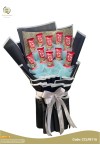 ချောကလပ် ပန်းစည်း Chocolate Flower Bouquet with 10 Kit Kat CCLFB116c