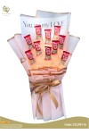 ချောကလပ် ပန်းစည်း Chocolate Flower Bouquet with 10 Kit Kat CCLFB116a