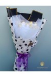 ချောကလပ် ပန်းစည်း Chocolate Flower Bouquet with 10 pcs Chocolate CCLFB119