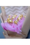 ချောကလပ် ပန်းစည်း Chocolate Flower Bouquet with 10 pcs Chocolate CCLFB121