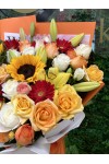 ရောင်စုံပန်းစည်း Assorted Mixed Fresh Flower FFB102