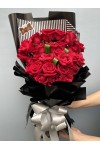 နှင်းဆီပန်း ပန်းစည်း Fresh Flower Bouquet approx 30 roses FFB105