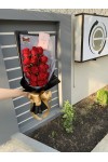 နှင်းဆီပန်း ပန်းစည်း Fresh Flower Bouquet approx 15 roses FFB108