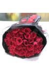 နှင်းဆီပန်း ပန်းစည်း Fresh Flower Bouquet approx 40 roses FFB120