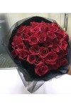 နှင်းဆီပန်း ပန်းစည်း Fresh Flower Bouquet approx 40 roses FFB120
