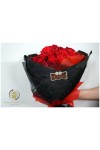 နှင်းဆီပန်း ပန်းစည်း Fresh Flower Rose Bouquet Approx 50 roses FFB133