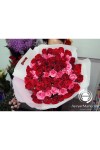 နှင်းဆီပန်း ပန်းစည်း Fresh Flower Rose Bouquet Approx 70 roses FFB137