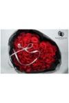 နှင်းဆီပန်း ပန်းစည်း Fresh Flower Rose Bouquet Approx 99 roses FFB144