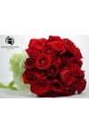 နှင်းဆီပန်း ပန်းစည်း Fresh Flower Bouquet Plain Design approx 30 roses FFB151