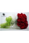 နှင်းဆီပန်း ပန်းစည်း Fresh Flower Bouquet Plain Design approx 30 roses FFB151