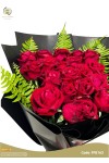 နှင်းဆီပန်း ပန်းစည်း Fresh Flower Bouquet approx 20 roses FFB163