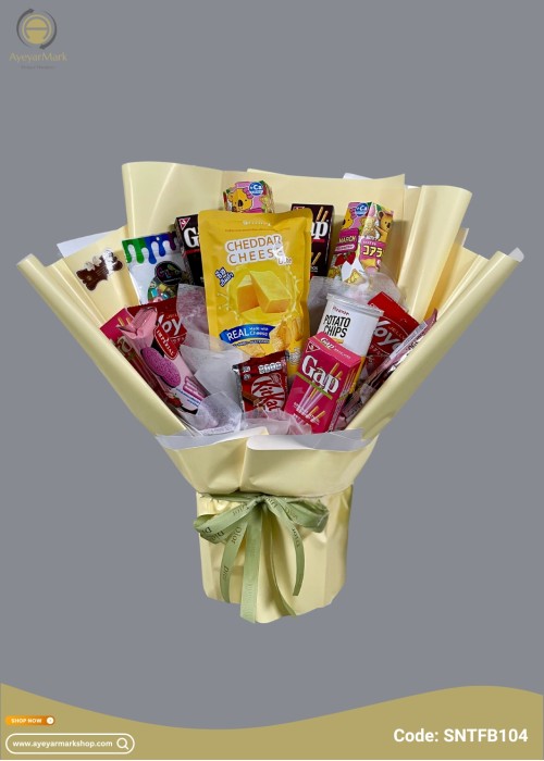 မုန့်ပန်းစည်း Assorted Snack Bouquet SNTFB104
