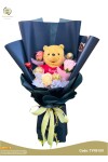 အရုပ်ပန်းစည်း ရေမွှေးနှင်းဆီ ချောကလက်အပါ Toy Bouquet with some Artificial Rose Flowers and chocolate TYFB109a