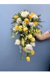 သတိုးသမီး လက်ကိုင်ပန်းစည်း Fresh Flower Bridal Bouquet WFB100