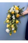 သတိုးသမီး လက်ကိုင်ပန်းစည်း Fresh Flower Bridal Bouquet WFB100