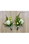 သတိုးသမီး ရင်ကပ်ပန်း Fresh Flower Bridal Boutonniere Single Rose WFB101