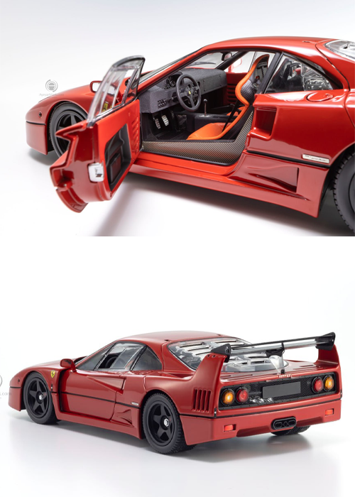 Kyosho Ferrari F40 Light Weight LM Wing - Red (1:18) 08416RLM