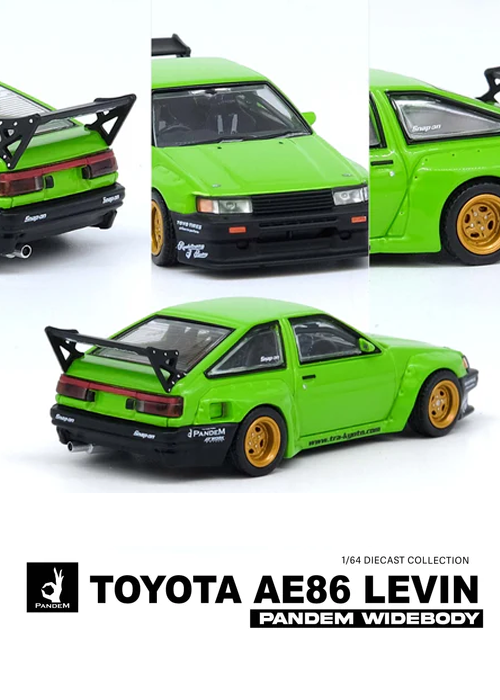 INNO64 Toyota AE86 Levin "PANDEM ROCKET BUNNY" Green