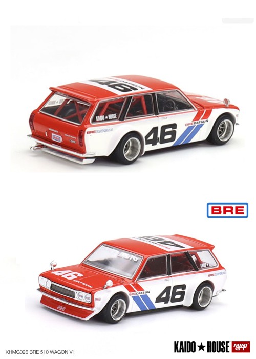 MINIGT + KAIDO HOUSE Datsun KAIDO 510 Wagon BRE V1 KHMG026 (1:64)