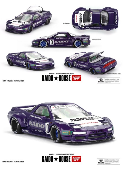 Kaido House + MINIGT Honda NSX Kaido Racing V2 KHMG173-CH (1:64)
