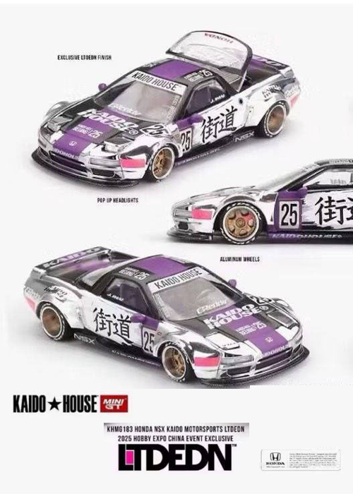 KAIDOHOUSE x MINI GT Honda NSX Kaido Motorsports LTDEDN HEC Exclusive