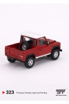 MINIGT Land Rover Defender 90 Pickup Masai Red MGT00323 -CH (1:64)