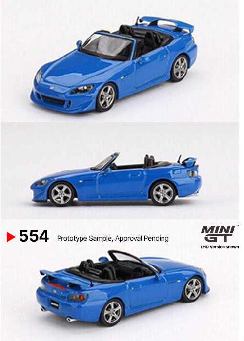 MINI GT Honda S2000 (AP2) Type S Apex Blue