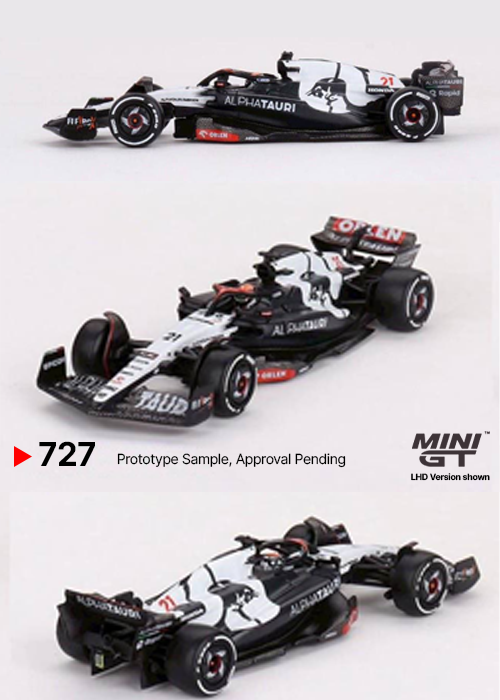 MINI GT AlphaTauri AT04 #21 Nyck de Vries 2023 F1 2023 Australian GP
