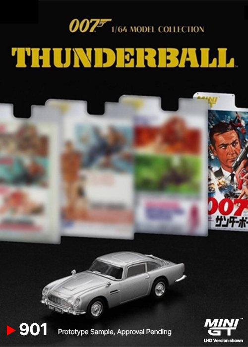 MINI GT Aston Martin DB5 Thunderball 007 Series Japanese Version