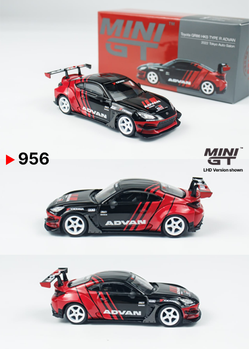 MINIT Toyota GR86 HKS TYPE R ADVAN 2022 Tokyo Auto Salon MGT00956-CH (1:64)