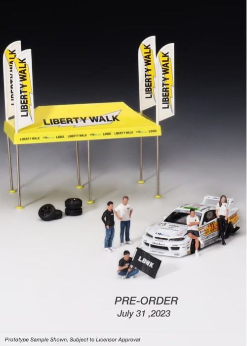 MINI GT Figurine Team Liberty Walk LBWK MGTAC27 (1:64) Figure Only