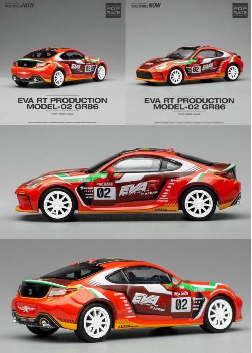 Pop Race Toyota GR86 Eva RT Production Model-02