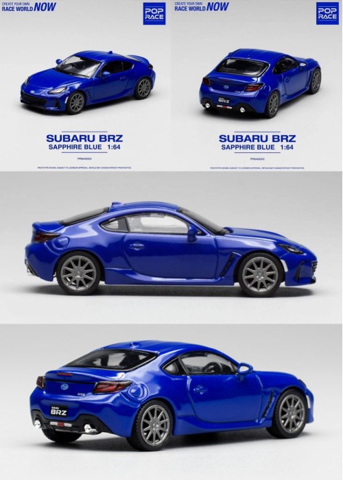 Pop Race Subaru BRZ Sapphire Blue 
