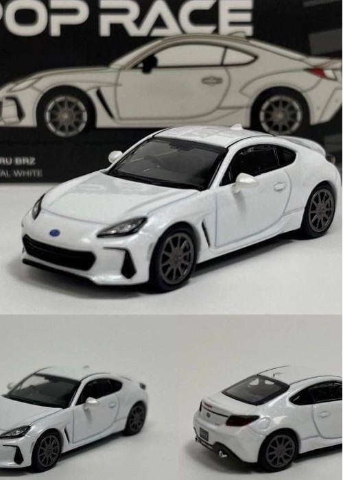 Pop Race Subaru BRZ Crystal White