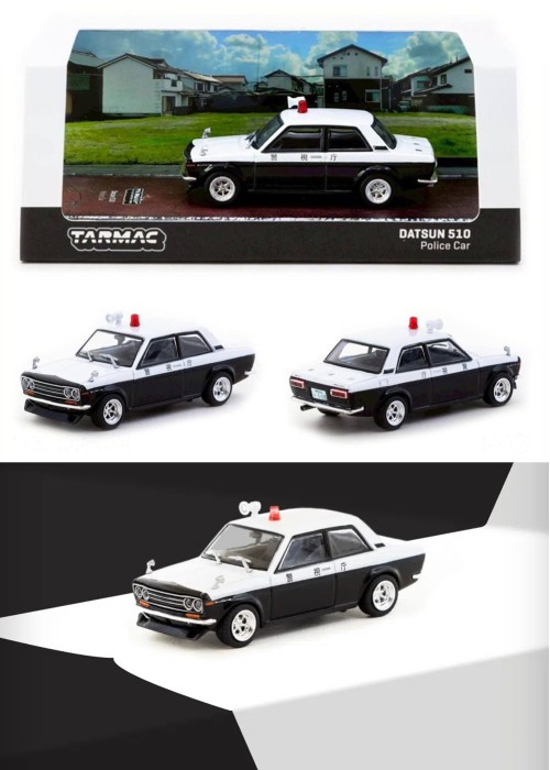 Tarmac Works Datsun 510 Police Car