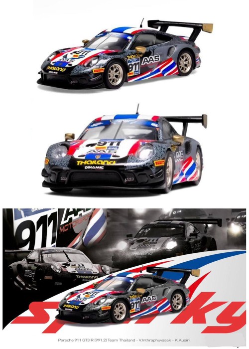 Sparky X Tiny Porsche 911 991 2 GT3 R Team